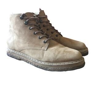 Vintage Cole Haan Country Chukka Ankle Boot Womans 6.5 M Brown Suede Lace Up